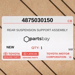 Genuine 2006-2011 Toyota Camry Rear Suspension Support Assembly 4875030150. Fixed Price $95.00.