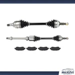 Front Cv Axle Shaft & Brake Ceramic Pads For Toyota Camry 2.2L 1992-2001. Fixed Price $182.49.