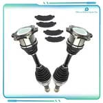 For Chevrolet Silverado 1500 4.3L 2005-2006 Front Cv Axle Brake Ceramic Pads. Fixed Price $172.69.