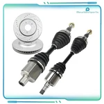 Front Cv Axle Brake Rotors For Chevrolet Impala Monte Carlo 3.9L 3.5L 2009-2006. Fixed Price $216.89.
