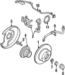 Genuine Nissan Hub Assembly Washer 40264-F6600. Fixed Price $16.50.