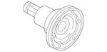 Genuine Volkswagen Stub Shaft 0CR-525-354. Fixed Price $580.39.