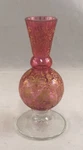 Antique Victorian Art Glass Cranberry Enamel Paint Decorated Vase Pos Moser. Fixed Price $50.96.