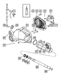 Genuine Mopar Axle Housing 52114326AA. Fixed Price $309.10.