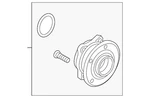Genuine Kia 2011-2015 Sorento Hub Assembly 51750-3J000-DS. Fixed Price $216.79.