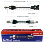Surtrack Pair Set Of Front Cv Axle Shafts For Infiniti M35 Awd 2006-2008. Fixed Price $239.95.