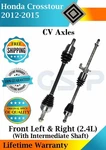 Gsp Oem Front Cv Axles For 2012-2015 Honda Crosstour 2.4L Lifetime Warranty. Fixed Price $300.87.