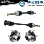 Front Cv Axle Shaft Assembly Wheel Hub Bearing Kit Set 4PC For G25 G35 G37 Awd. Fixed Price $259.85.