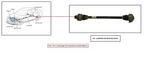 Left Rear Axle Shaft Oem 21-25 Jeep Grandcher 1YR Wrnty 68380013AB. Fixed Price $100.00.