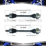 Trakmotive Rear Left Right 2OF Cv Axle Shaft For Land Rover Range. Fixed Price $417.54.