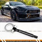 24-25 Ford Mustang Black Silver Folding Ring Screw Front Bumper Tow Hook. Fixed Price $23.99.