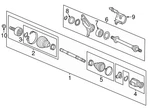 2003-2025 Honda Genuine Seal Half Shaft Outer Oem 91260-S3V-A01. Fixed Price $34.76.