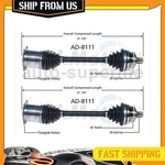 Trakmotive Cv Axle Half Shaft Joints Front 2X For Audi A6 2002-2004. Fixed Price $289.18.