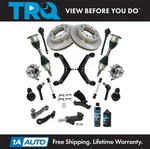 Trq 22PC Kit Brake Pads & Rotors Tie Rods Control Arms Cv Axles For Chevy Gmc. Fixed Price $810.95.