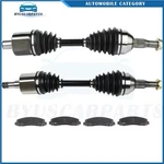 For 2006 2007 Chevrolet Monte Carlo 3.5L 5.3L Front Cv Axle + Brake Ceramic Pads. Fixed Price $137.12.