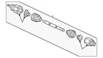 Genuine Acura Axle Assembly 42311-S3V-A62. Fixed Price $223.26.