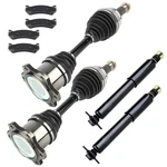 Cv Axles & Struts Brake Ceramic Pads For Chevrolet Silverado 1500 Wt 4.8L 2002. Fixed Price $191.29.