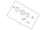 Genuine Mercedes-benz Axle Nut 000-353-13-73. Fixed Price $13.60.