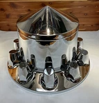 United Pacific Axle Hub Chrome Pointed 33MM Thread On Lug Nuts 10306. Fixed Price $30.88.