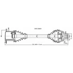 2363H Dss Cv Half Shaft Axle Front Driver Or Passenger Side Right Left Sedan. Fixed Price $211.21.