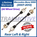 New Oe Rear Cv Axles For 2007-2013 Mercedes S550 4X4, Lifetime Warranty.. Fixed Price $236.99.