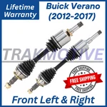 New Oe Front Cv Axles For 2012-2017 Buick Verano, Lifetime Warranty.. Fixed Price $274.00.