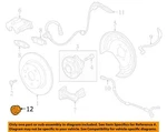 Gm Oem 08-24 Astra Rear Suspension Brake Components-axle Nut 13208079. Fixed Price $32.38.