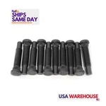 Moser 8081M, Set Of 10 Black Steel 5/8IN-11 X 2.5IN Wheel Stud Kit .685 Knurl. Fixed Price $65.03.