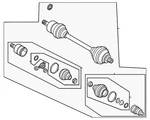 Genuine Volkswagen Axle Assembly 5Q6-407-272-Q. Fixed Price $453.73.