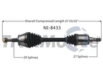 Front Left Right Cv Axle Shaft Surtrack NI-8433 For Infiniti QX56 QX80 Awd. Fixed Price $140.48.