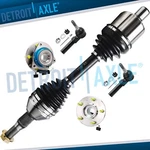 Front Left Cv Axle Wheel Hubs Tie Rods For Buick Regal Chevy Impala Grand Prix. Fixed Price $169.12.
