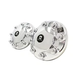 Alcoa 082122 Axle Hub Cap Front, 275 Mm. Bolt Pattern, Chrome. Fixed Price $347.87.