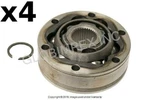 Vw (1968-1991) Axle Joint Rear Left And Right (4 Pcs) Oem Gkn Loebro + Warranty. Fixed Price $405.70.