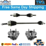 Front Cv Axle Shafts & Wheel Hub Bearing Assemblies Set Of 4 For 2010-17 Lexus. Fixed Price $256.49.