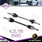Rear Lh & Rh Set Cv Axle Shaft For 2007-2008 Jaguar S-type 4.2L V8 Rwd. Fixed Price $359.85.