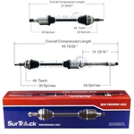 For Toyota Sienna Fwd 2004-2009 Pair Of Front Cv Axle Shaft Assies Surtrack Set. Fixed Price $173.96.