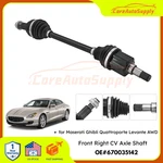 Front Right Cv Axle Shaft 670035142 For Maserati Ghibli Quattroporte Levante Awd. Fixed Price $159.00.