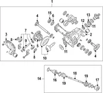 Genuine Nissan Differential Carrier Bearing 38440-8S110. Fixed Price $79.08.