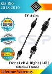 Gsp Oem Front Cv Axles For 2018-2019 Kia Rio 1.6L Manual Lifetime Warranty. Fixed Price $242.74.