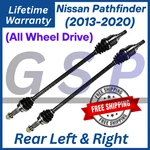 Gsp Oem Rear Cv Axles For 2013-2020 Nissan Pathfinder 4X4, Lifetime Warranty.. Fixed Price $305.99.