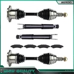 For Gmc Sierra 1500 4.3L 4.8L 5.3L 2005-2006 Front Cv Axle & Brake Pads Struts. Fixed Price $211.29.