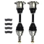 Front Brake Ceramic Pads + Cv Axle For 2000-2006 Chevrolet Suburban 1500. Fixed Price $169.69.