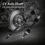 2 Front Cv Axle Shaft Assemblies Surtrack Set For Nissan Altima Rogue Fwd W/ A/t. Fixed Price $115.79.