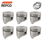 Piston & Ring Set Std Ford Cortina Te Tf Falcon Xc Xd Xe 76-84 3.3L 200. Fixed Price $271.02.