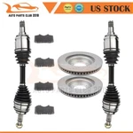 For Toyota 4RUNNER 4.0L 2003-09 Front Cv Axle Brake Ceramic Pads & Discs Rotors. Fixed Price $266.59.