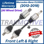New Oe Front Cv Axles For 2012-2018 Mercedes CLS550 4X4, Lifetime Warranty.. Fixed Price $273.99.