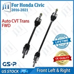 Oem Front Left Right Axle Shaft For 2016-2021 Honda Civic Auto Cvt Trans. Fixed Price $174.14.
