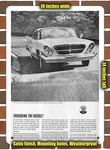 Metal Sign 1961 Chrysler 300-G 2- 10X14 Inches. Fixed Price $29.95.