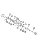 Genuine Mopar Bearing Adjusting Nut 5134720AA. Fixed Price $14.41.