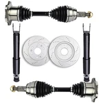 Front Cv Axle + Brake Rotors Shock For Chevrolet Silverado 1500 6.0L 03-2006. Fixed Price $313.40.